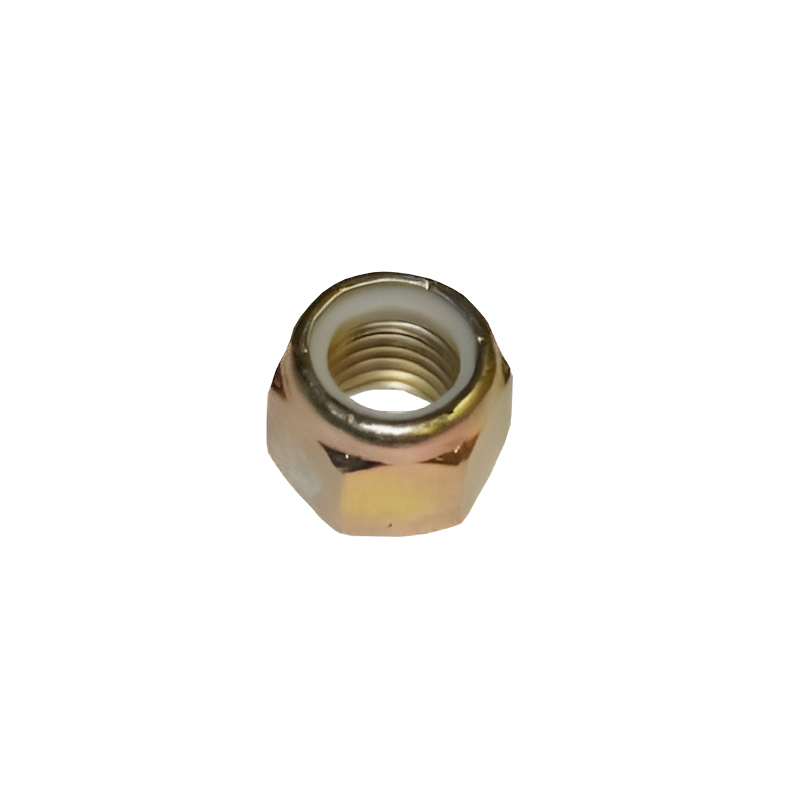 Class 10.9 Metric Nylon Insert Lock Nuts Yellow Zinc Plated